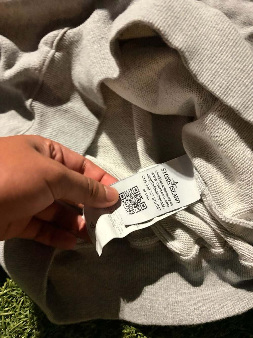 Stone Island Grey Crewneck Sweatshirt - Picture 2 of 5
